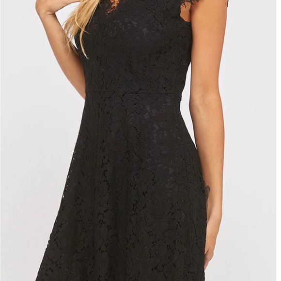 Wish list v-neck black skater dress size small. NWT - Picture 11 of 13
